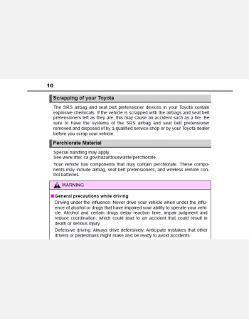 toyota c-hr 2022 owners manual